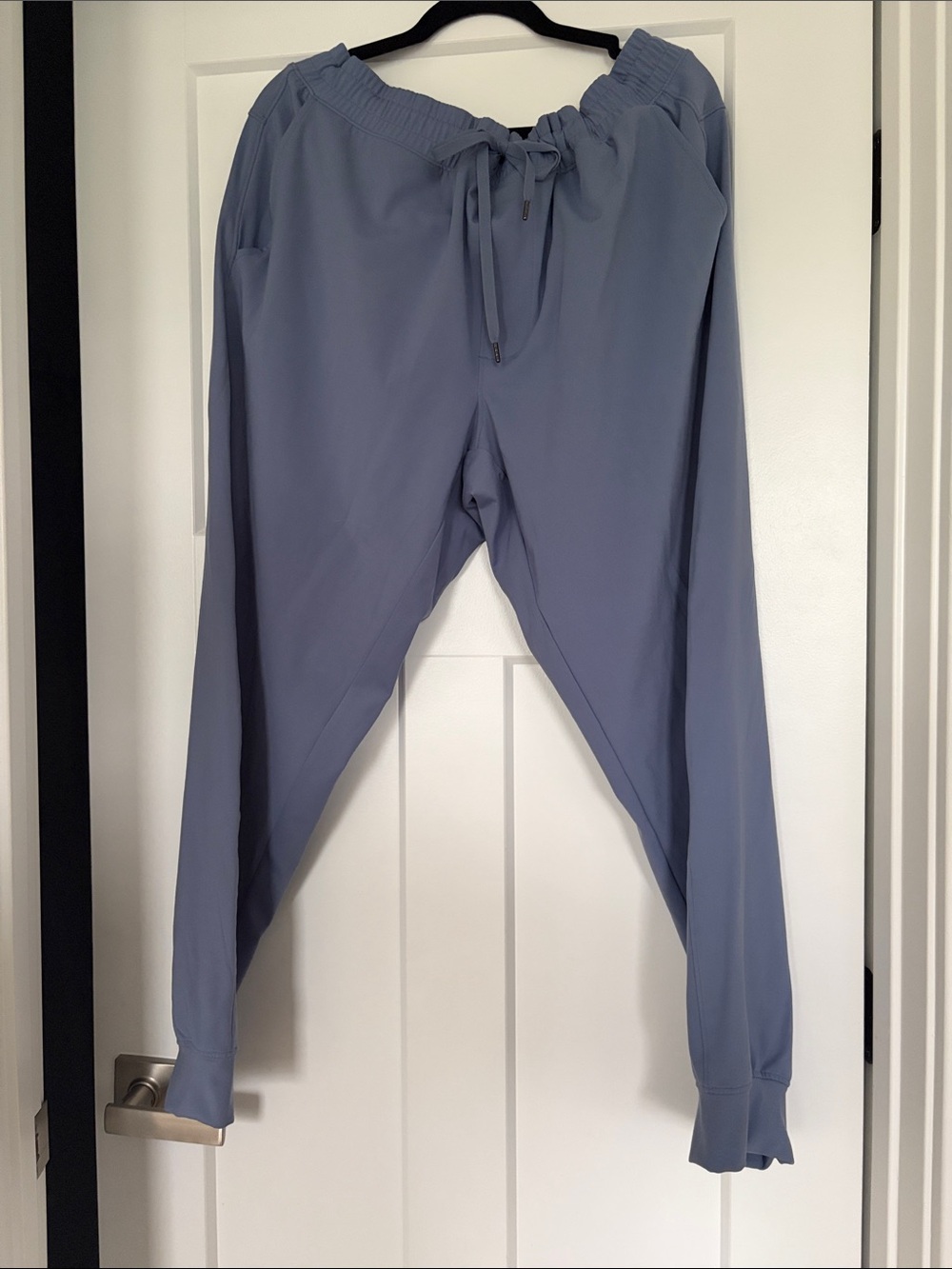 Men's Drawstring Jogger 90 degree Pants - Slate Blue xl